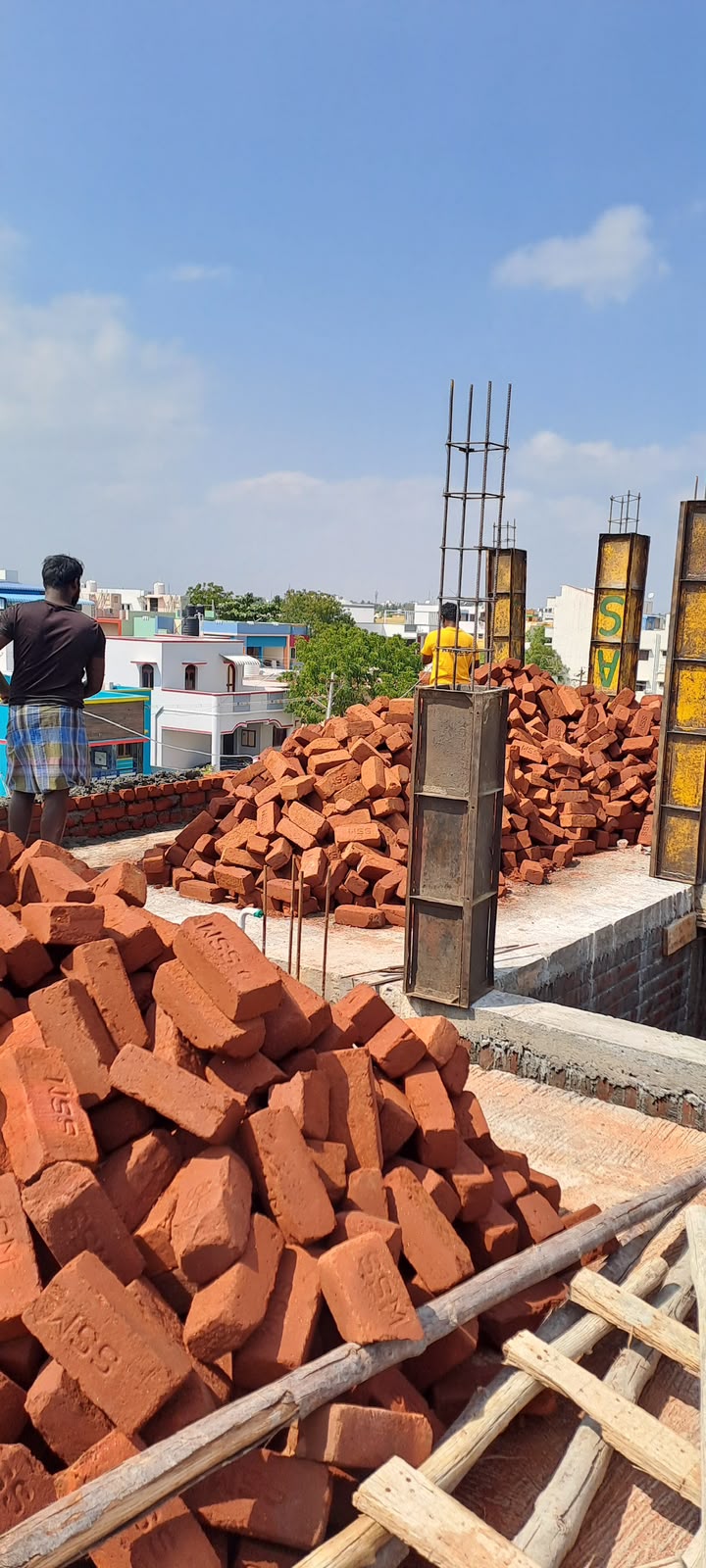 Wire Cut Red Bricks